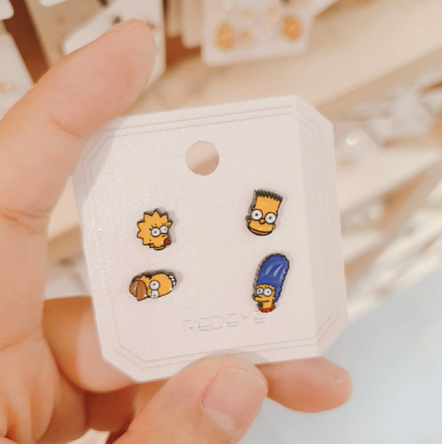 심슨 귀걸이:)♡
