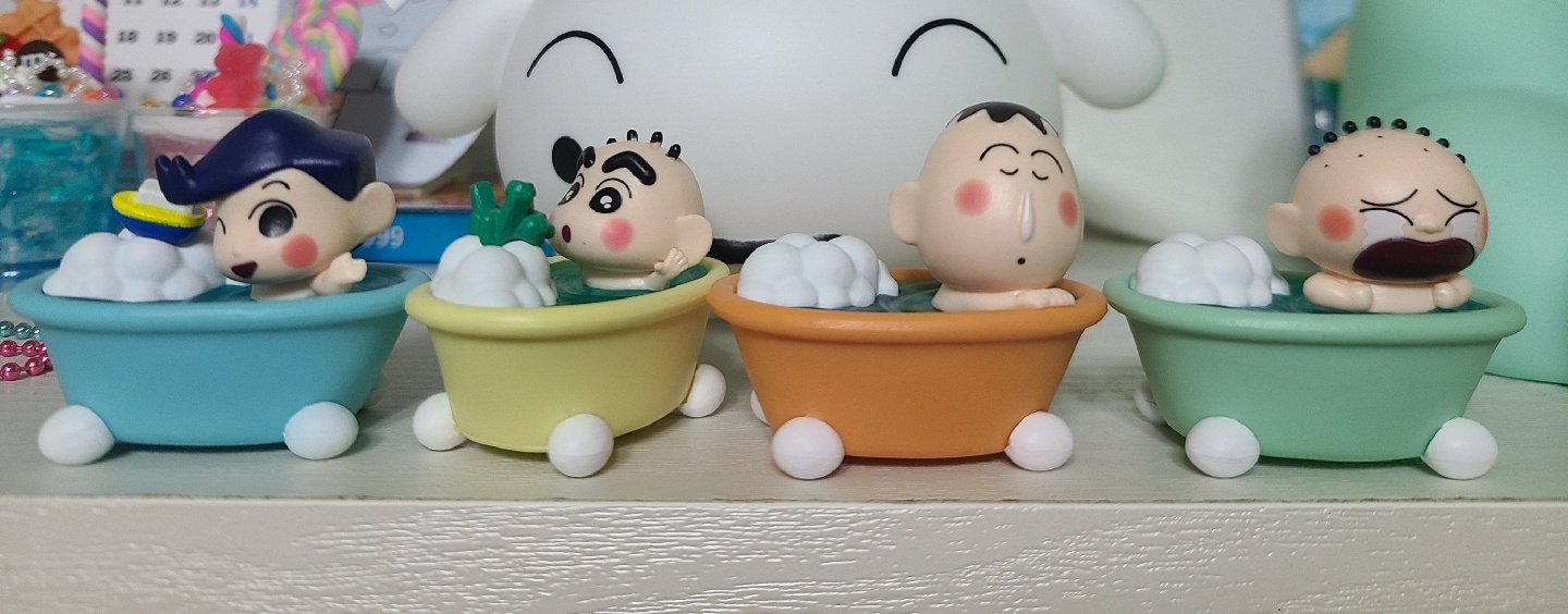 짱구 욕조 피규어