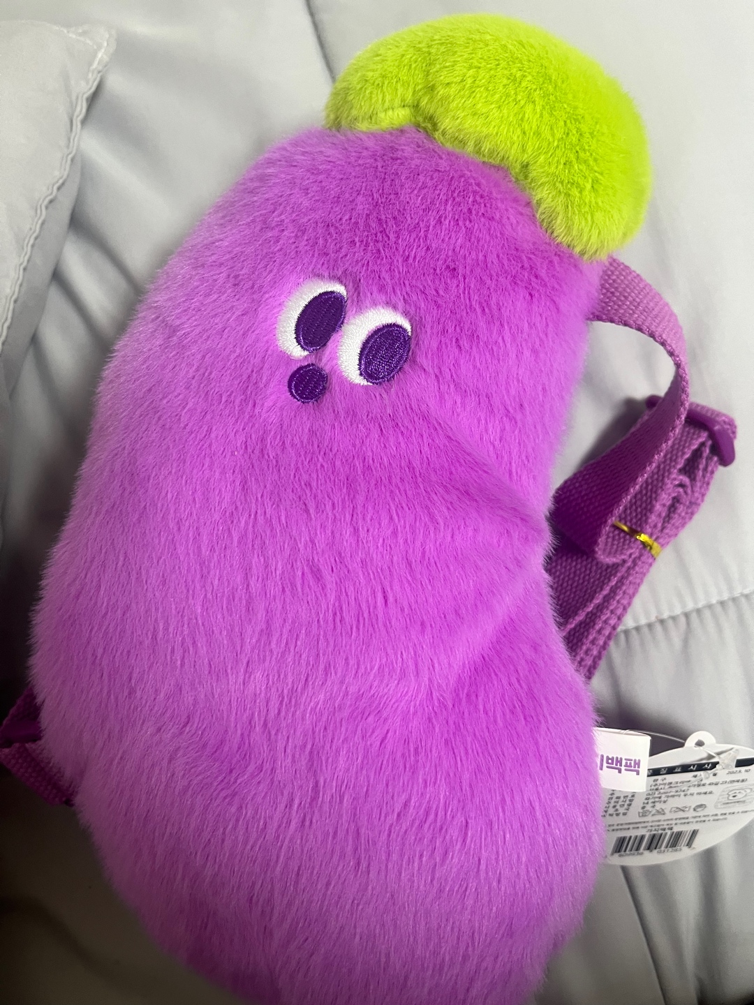 새침한 가지 인형 가방