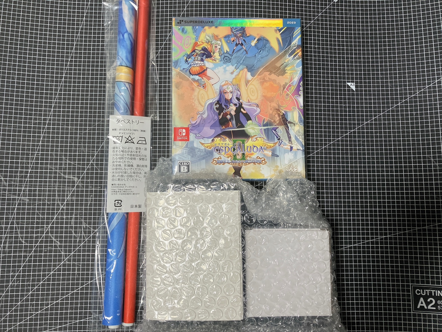 エスプガルーダII ~覚聖せよ。生まれし第三の輝石~3Dクリスタルセット(エビテン限定特典付）
에스푸가루다 II ~각성하라. 태어난 제3의 휘석~3D 크리스탈 세트(에비텐 한정 특전 포함)