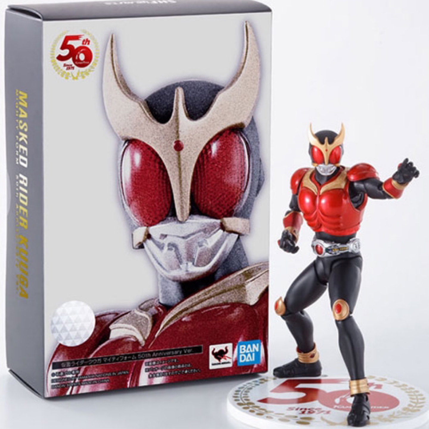 SHF 진골조제법 가면라이더 쿠우가 마이티 폼
50th Anniversary Ver.