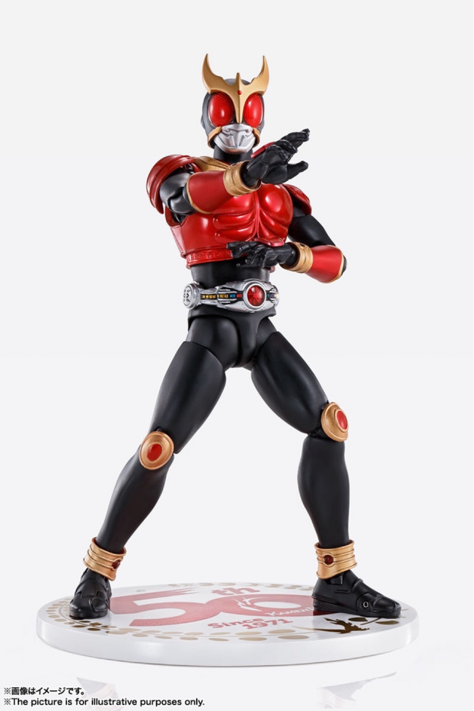 SHF 진골조제법 가면라이더 쿠우가 마이티 폼
50th Anniversary Ver.