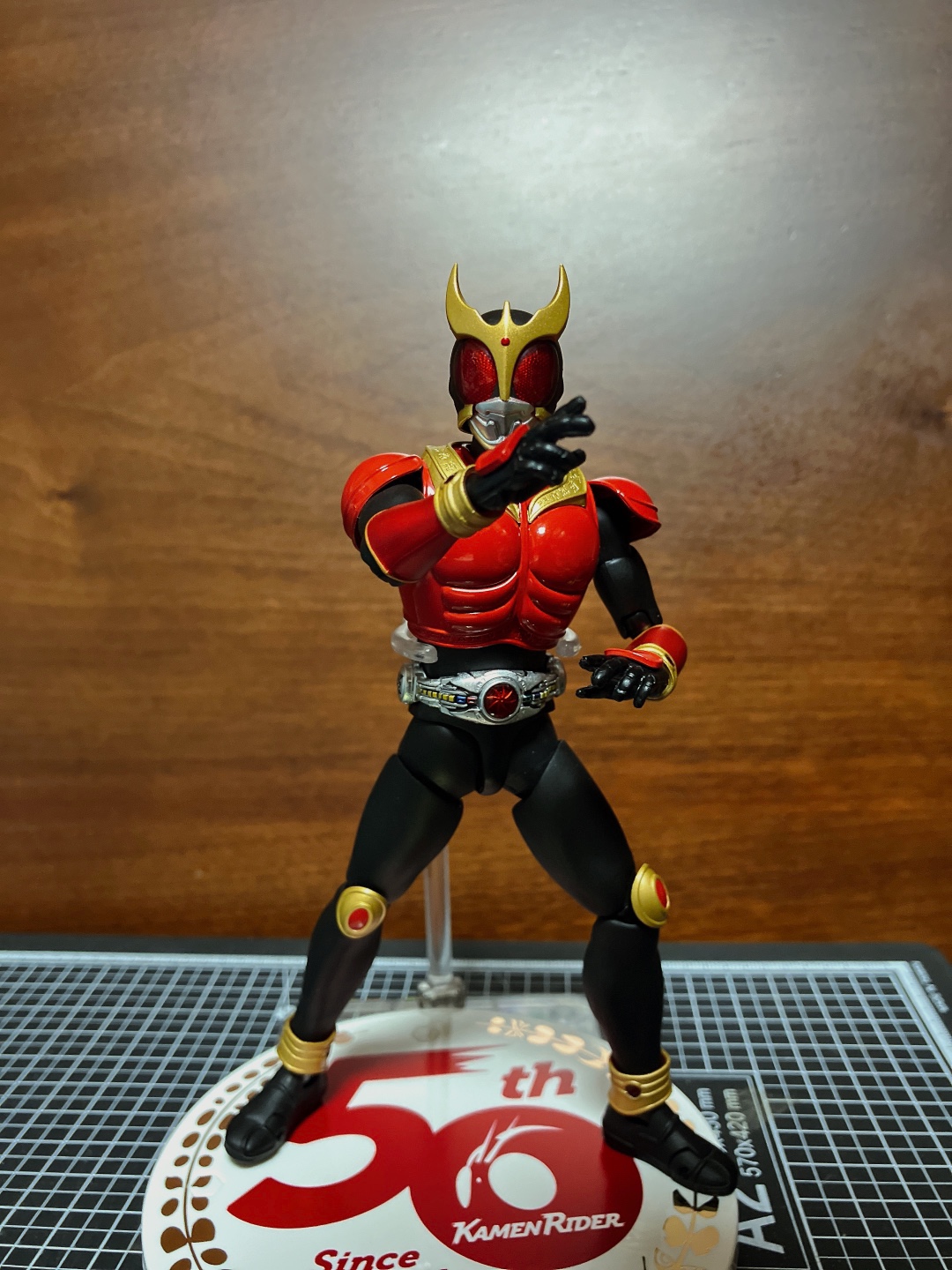 SHF 진골조제법 가면라이더 쿠우가 마이티 폼
50th Anniversary Ver.