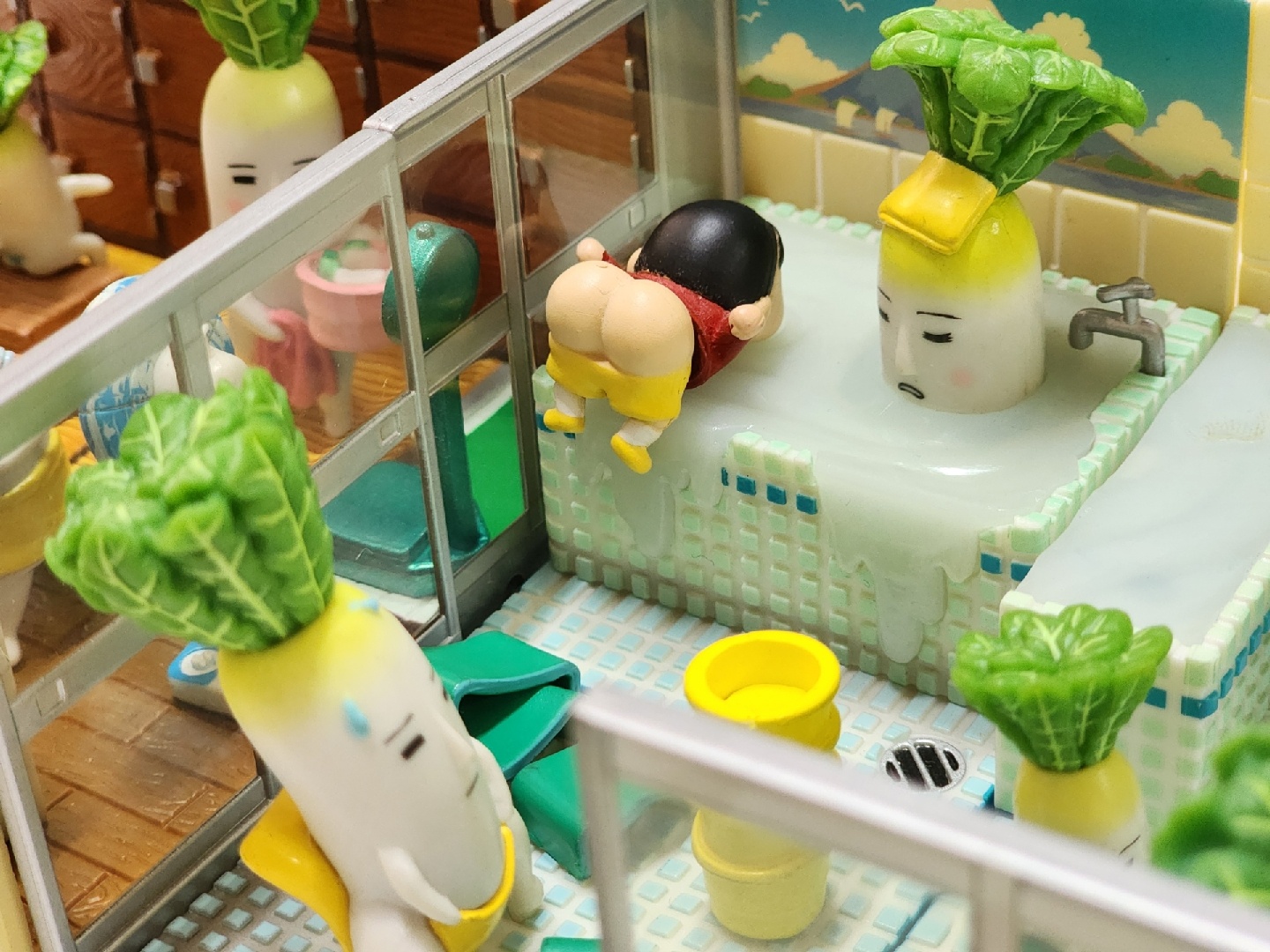 목욕탕에 온 짱구