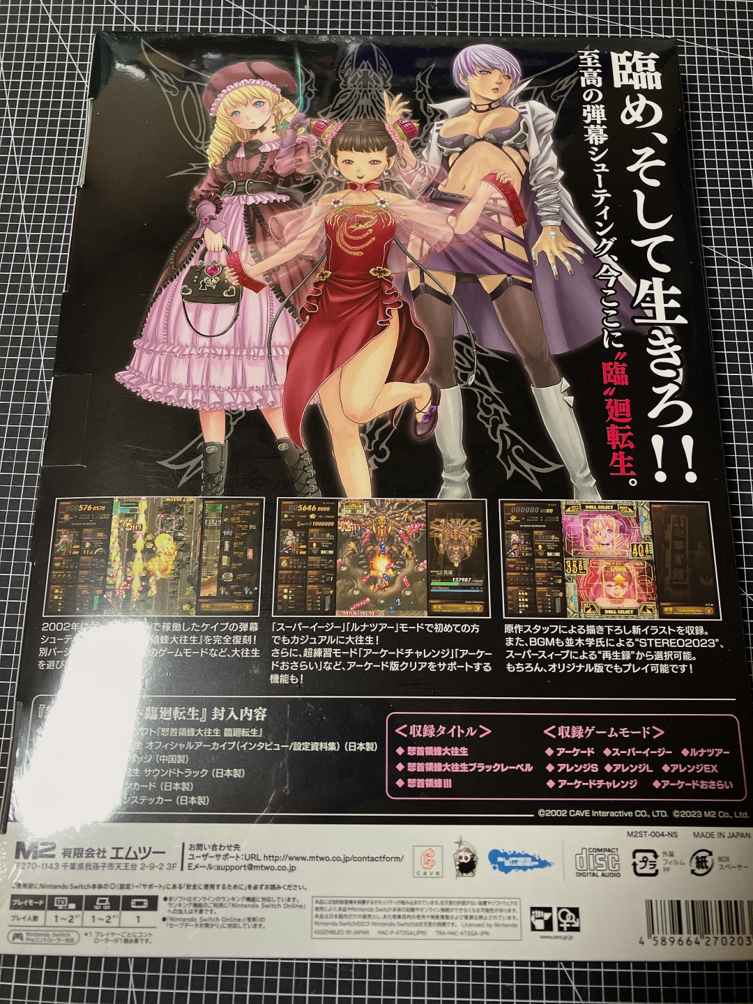 怒首領蜂大往生 臨廻転生
DoDonPachi Dai-Ou-Jou Re:incarnation
도돈파치 대왕생 임회전생