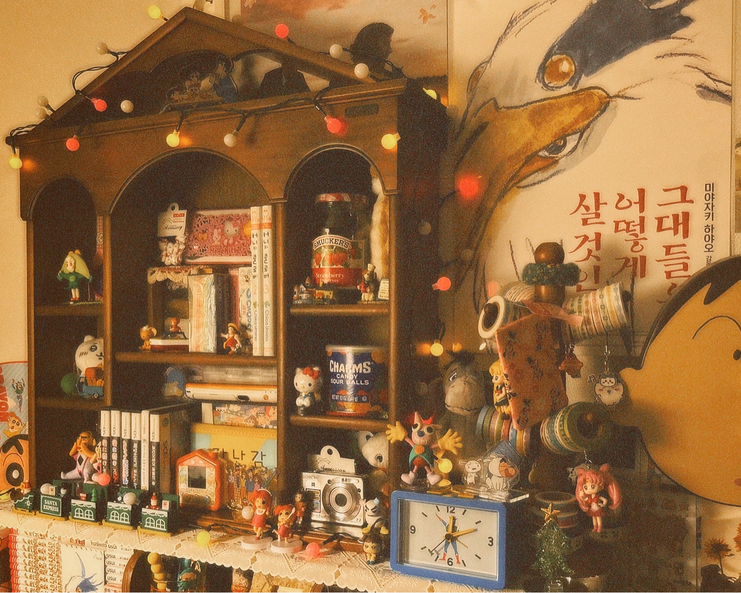 고전 집모양선반으로 방꾸며주기🍀