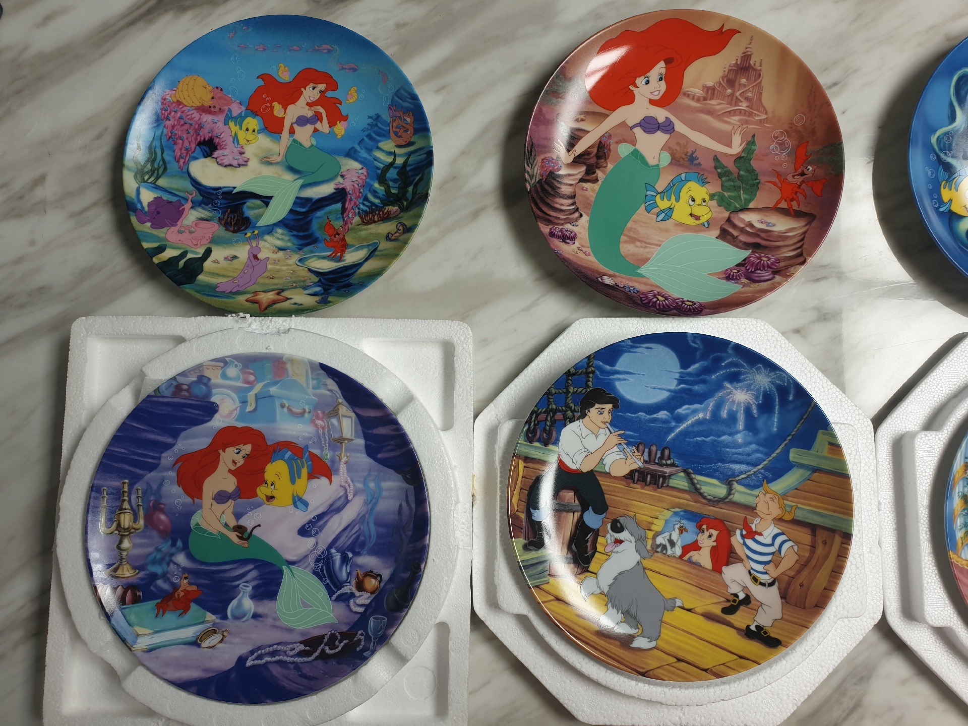 The little mermaid plate collection (Bradfordexchange limited 1993)