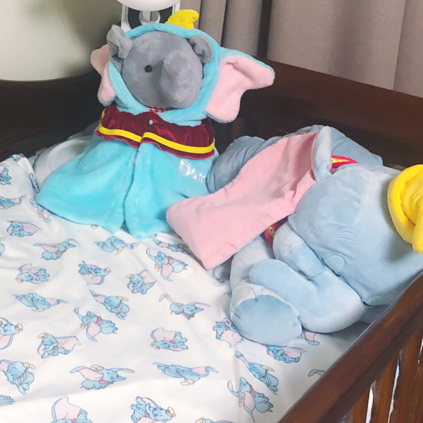 🐘잠자는 덤보인형 & 덤보로 위장한 태방이 & 덤보이불 🐘