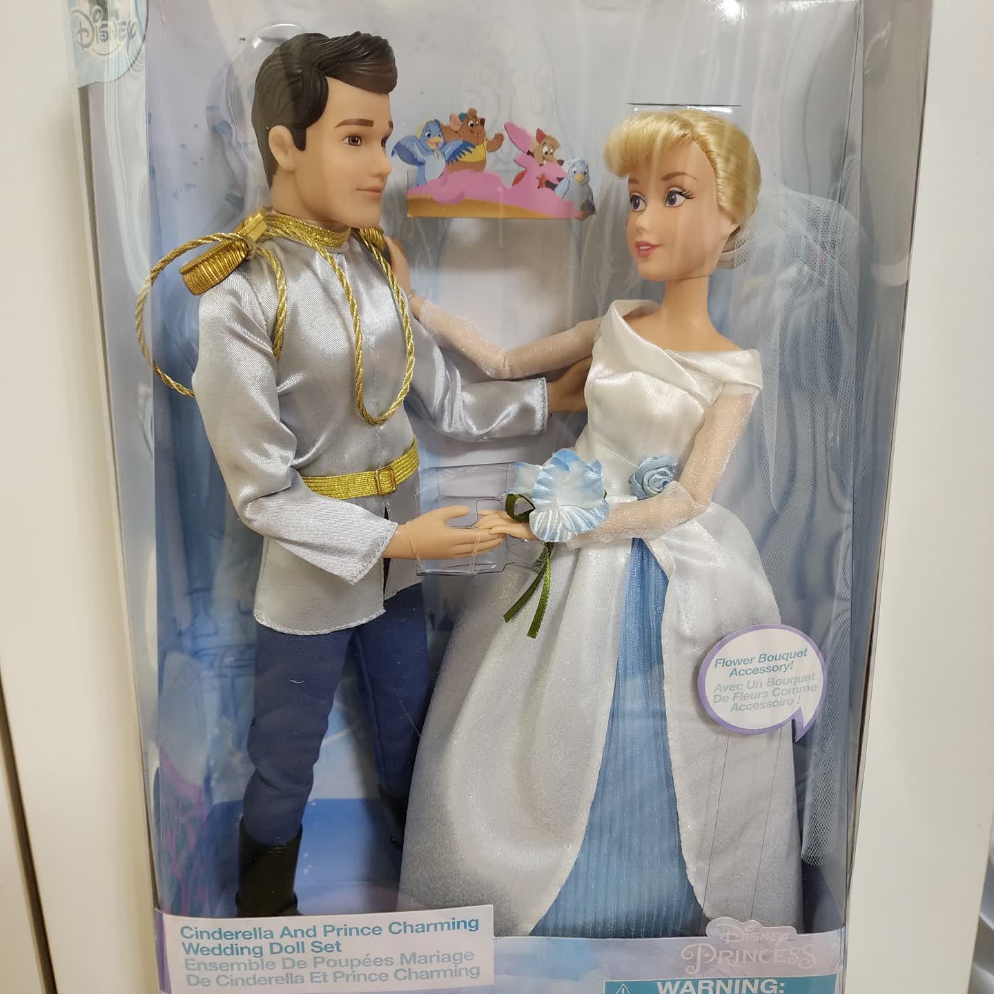 디즈니 신데렐라와 챠밍왕자 웨딩세트