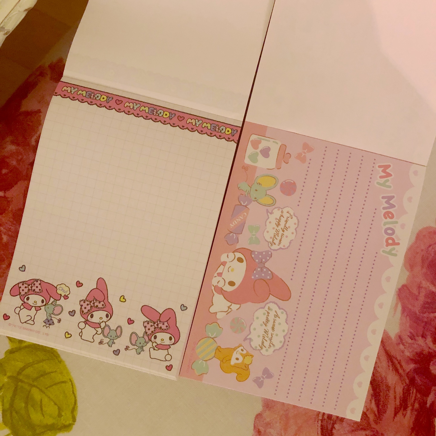 마이멜로디 메모지💌