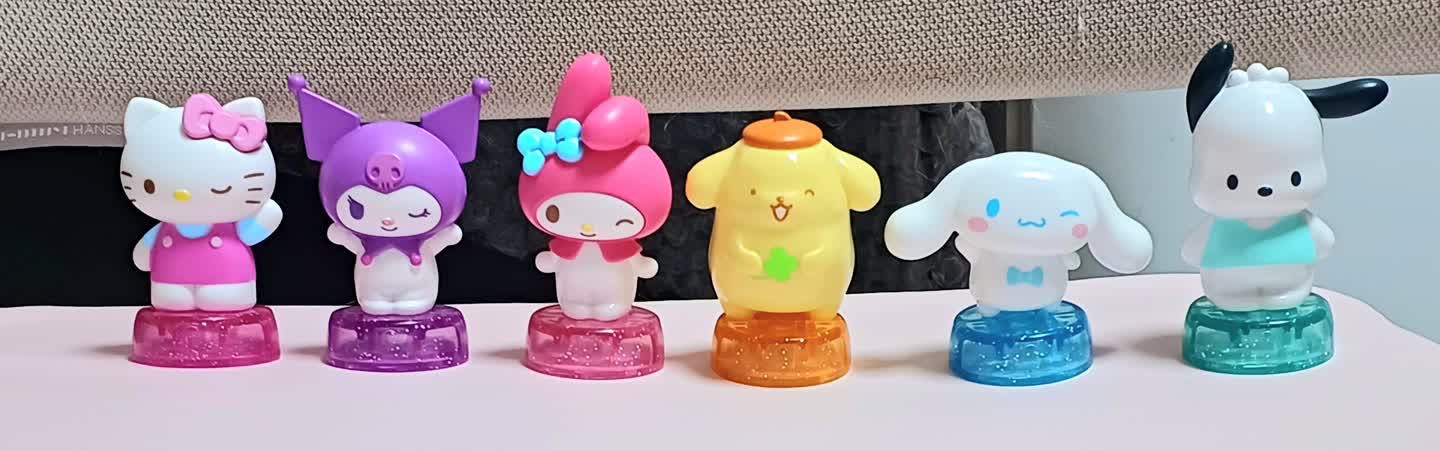 산리오 블링블링 시크릿박스&리필세트(핑크, 블루)