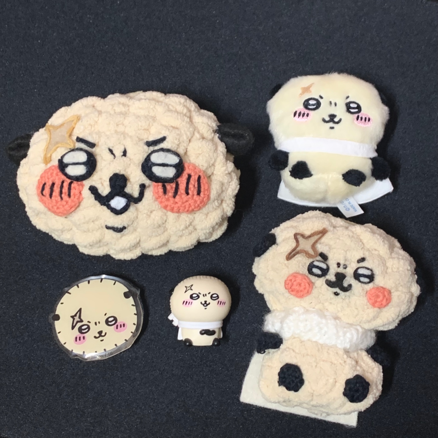 수제 랏코 얼굴 파우치…🐾