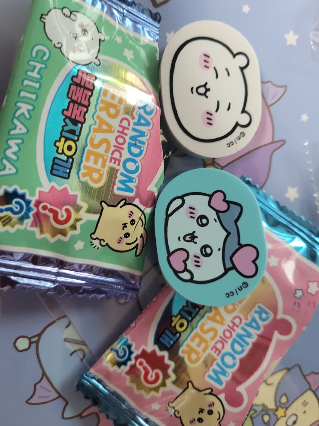 먼작귀 랜덤마그넷,지우개