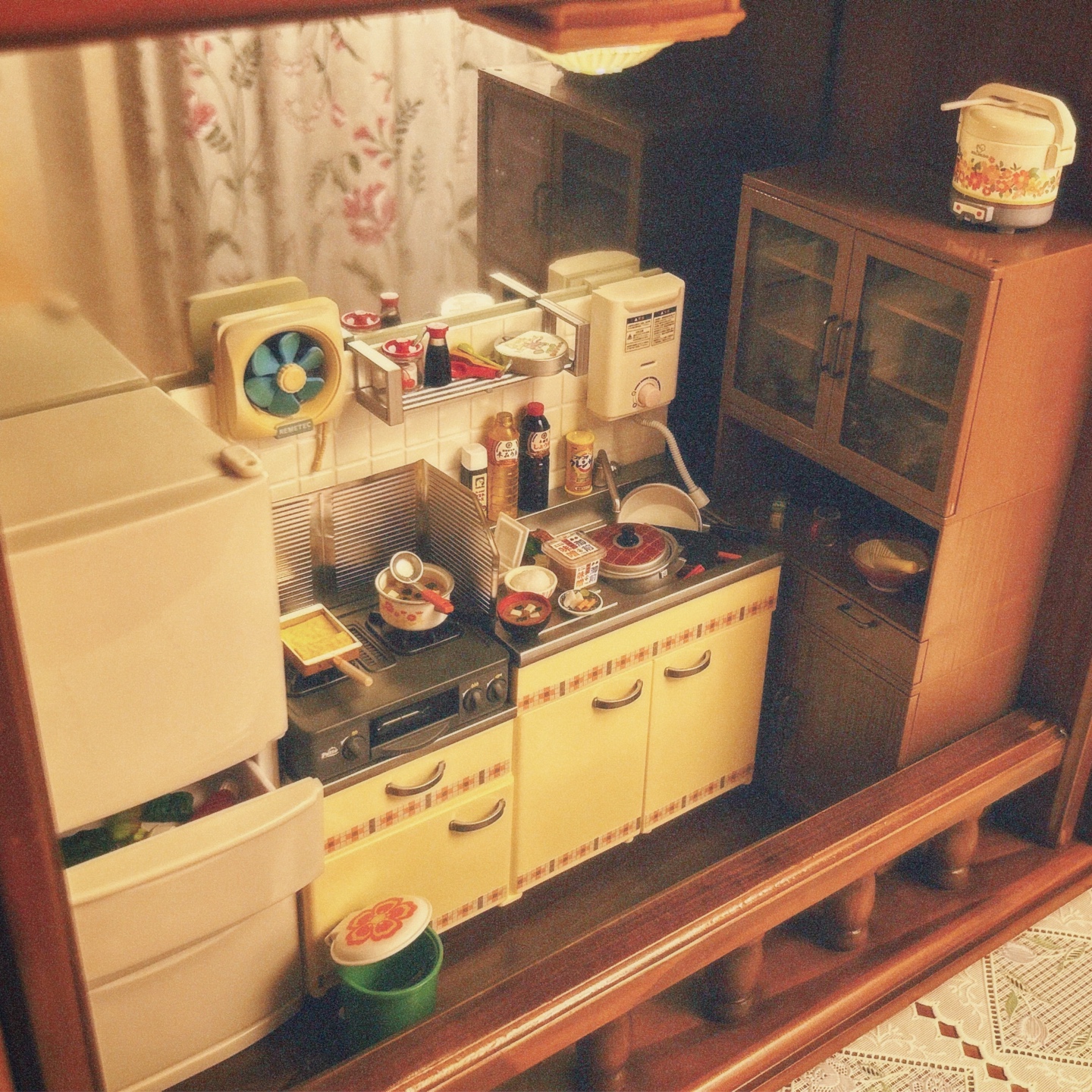 푸치샘플 쇼와레트로 주방 리멘트🍽️