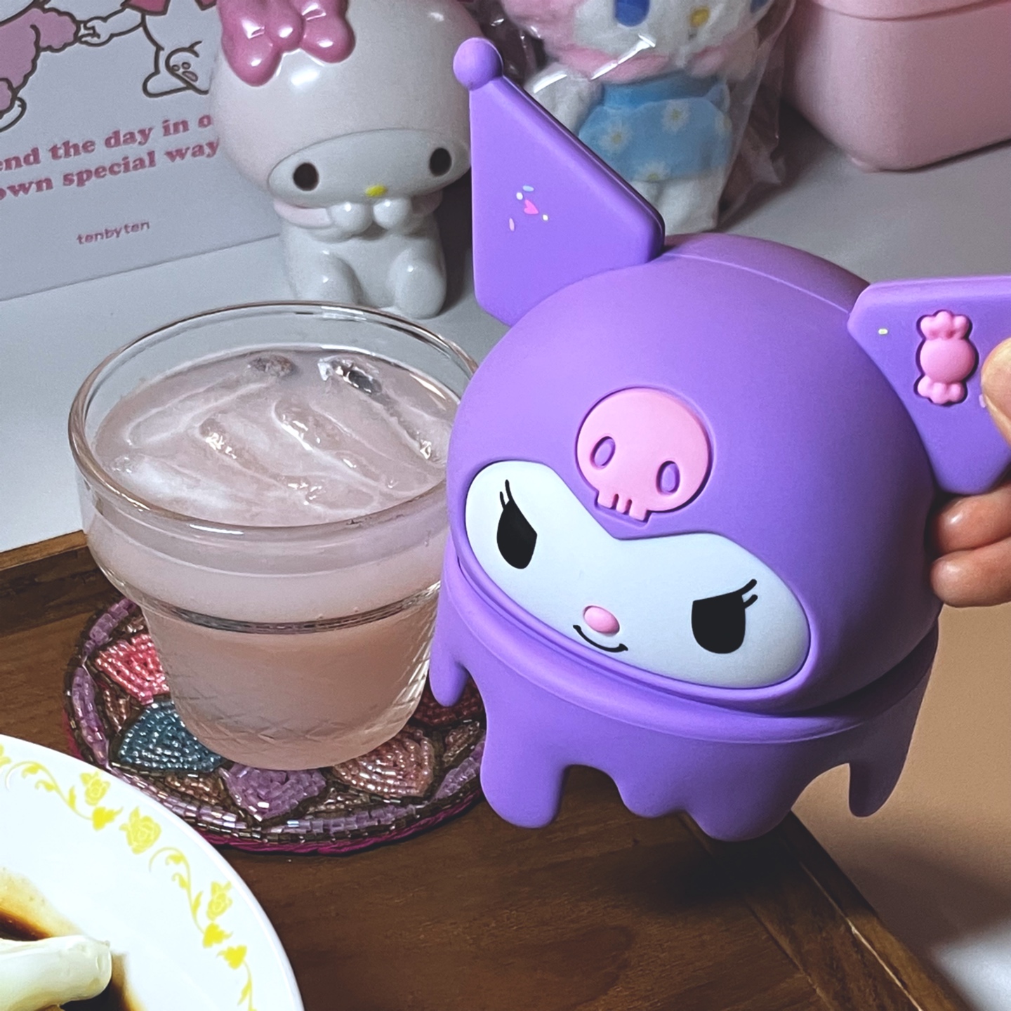 쿠로미 아이스크림 컵💜