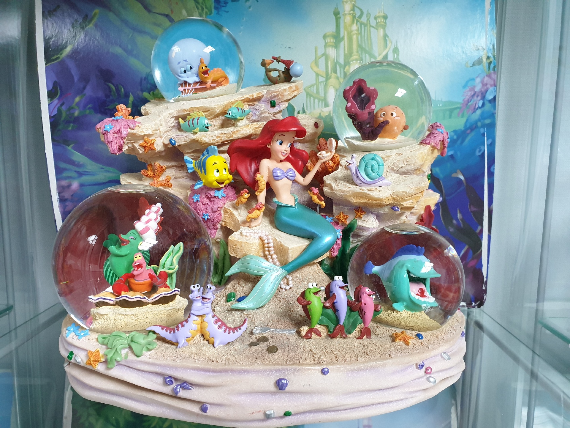 Ariel snowglobe