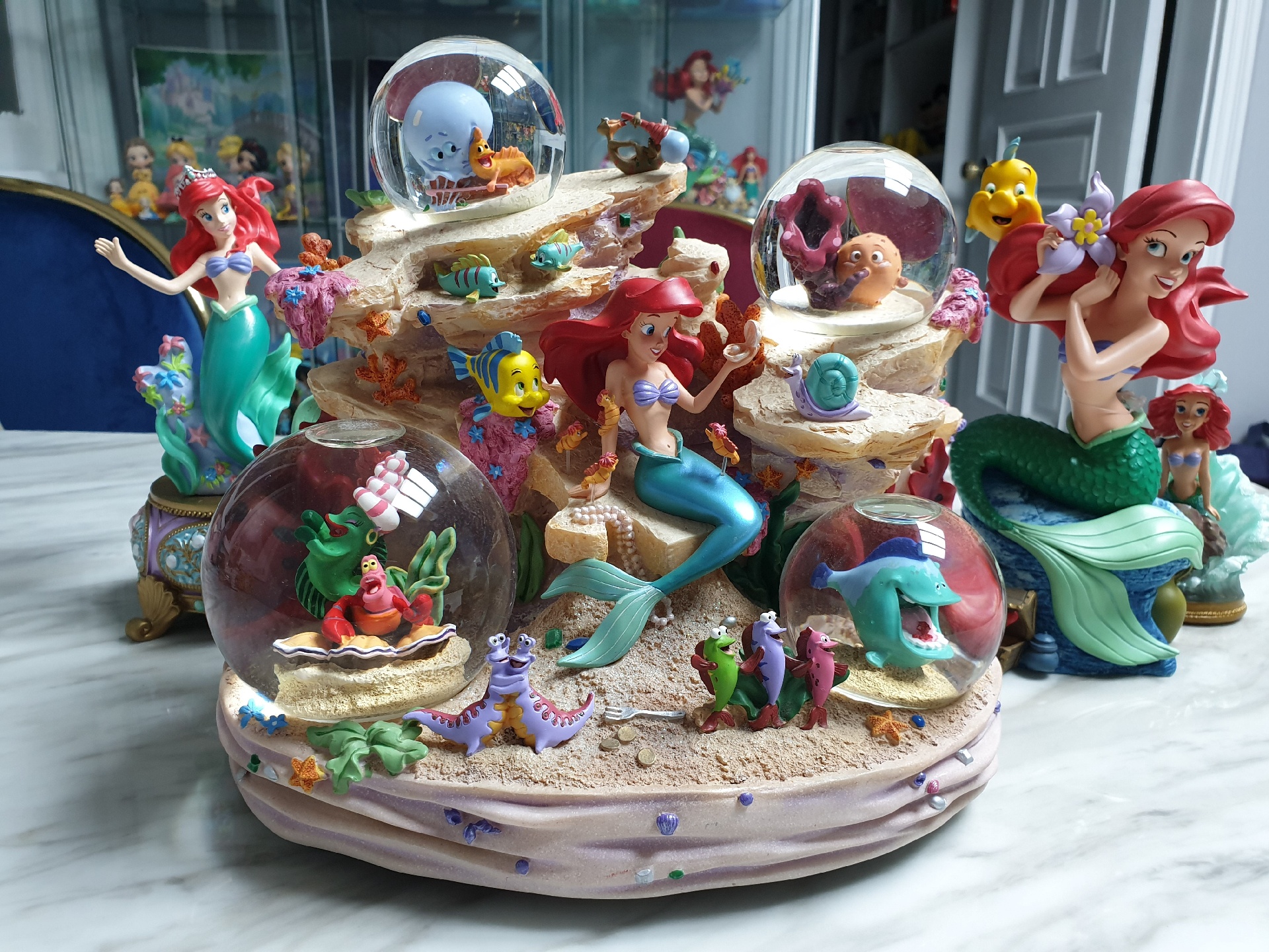 Ariel snowglobe