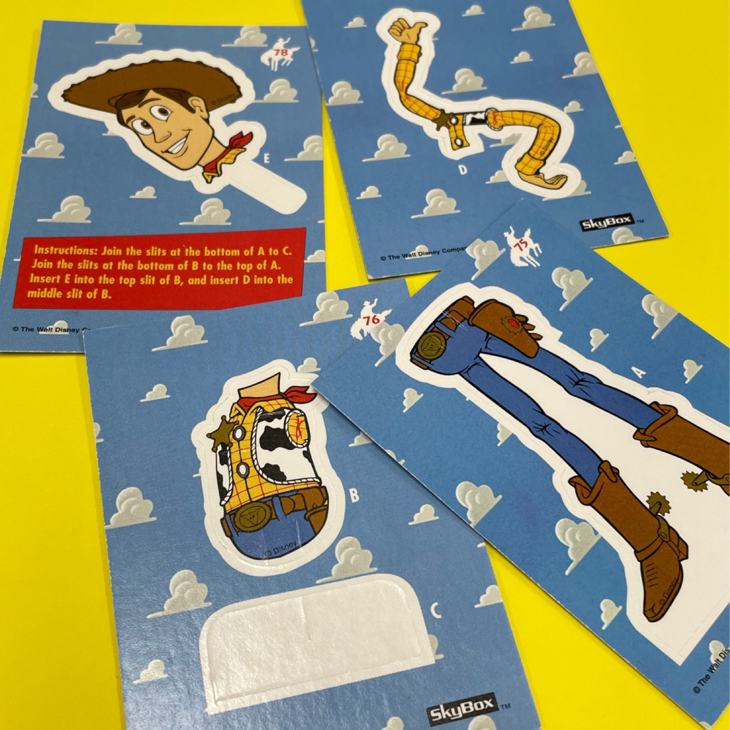 1995 Toystory Cards