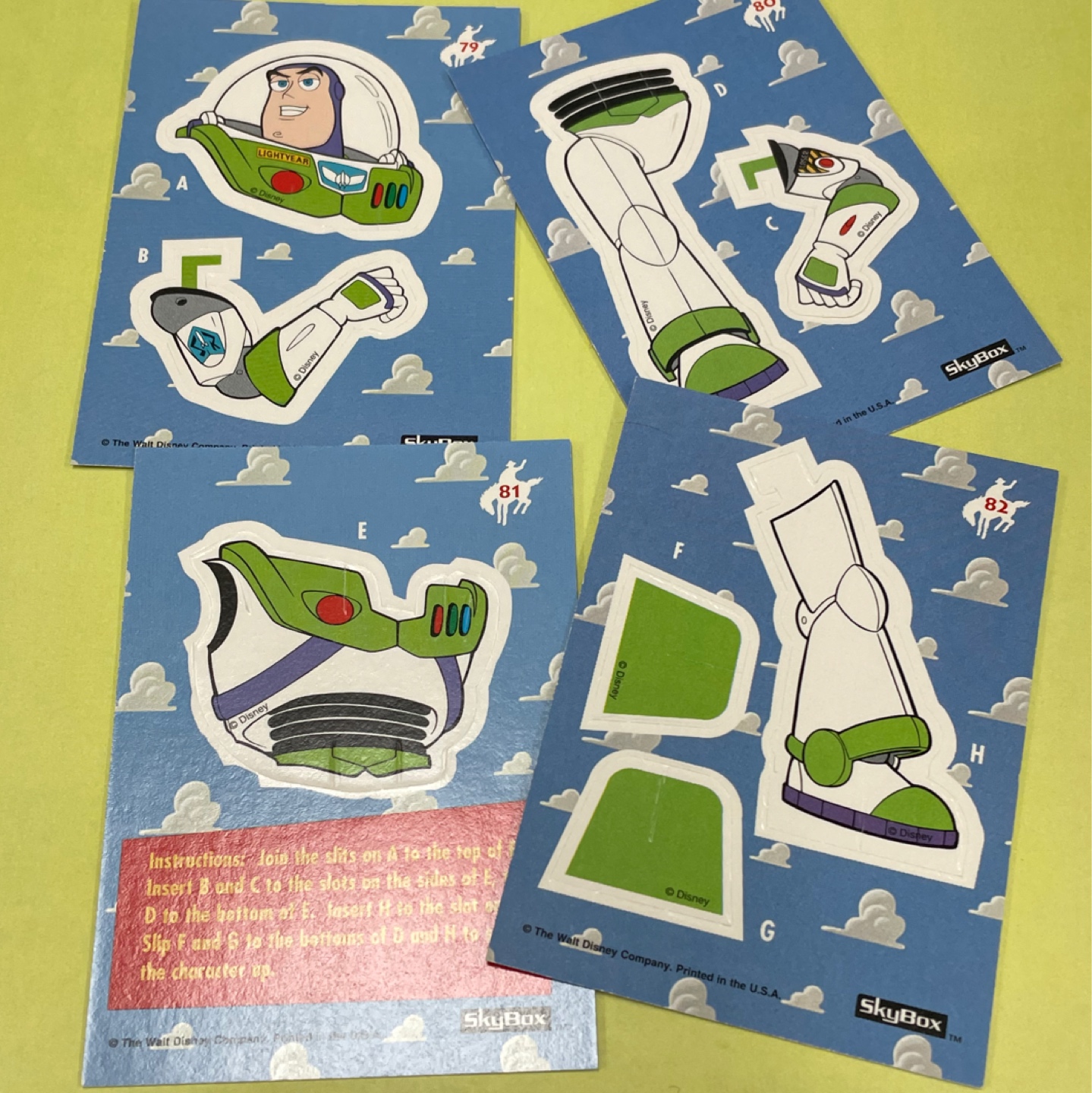 1995 Toystory Cards