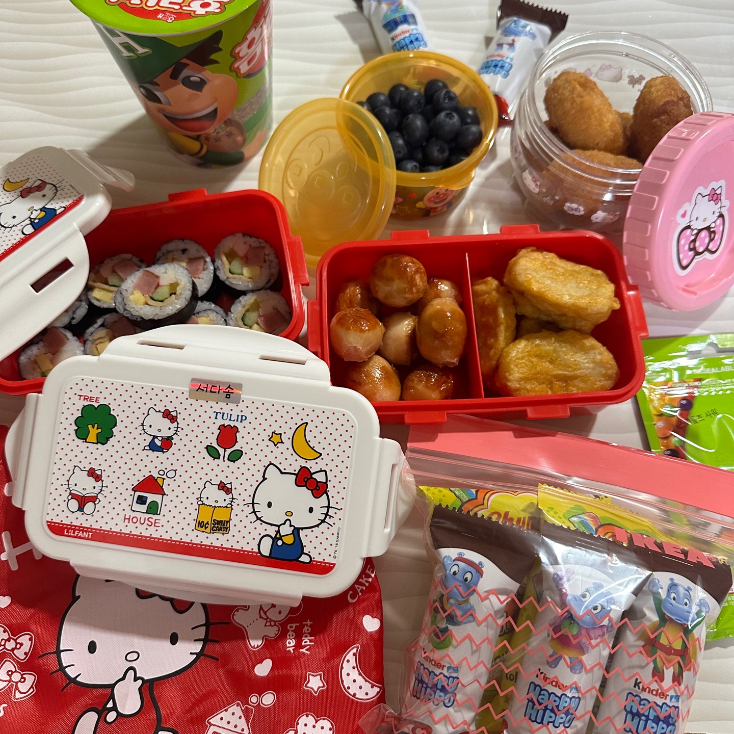 딸램 소풍도시락😋💜