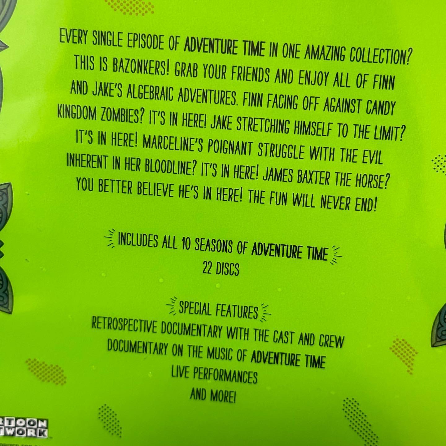어드벤처 타임 complete seasons DVD