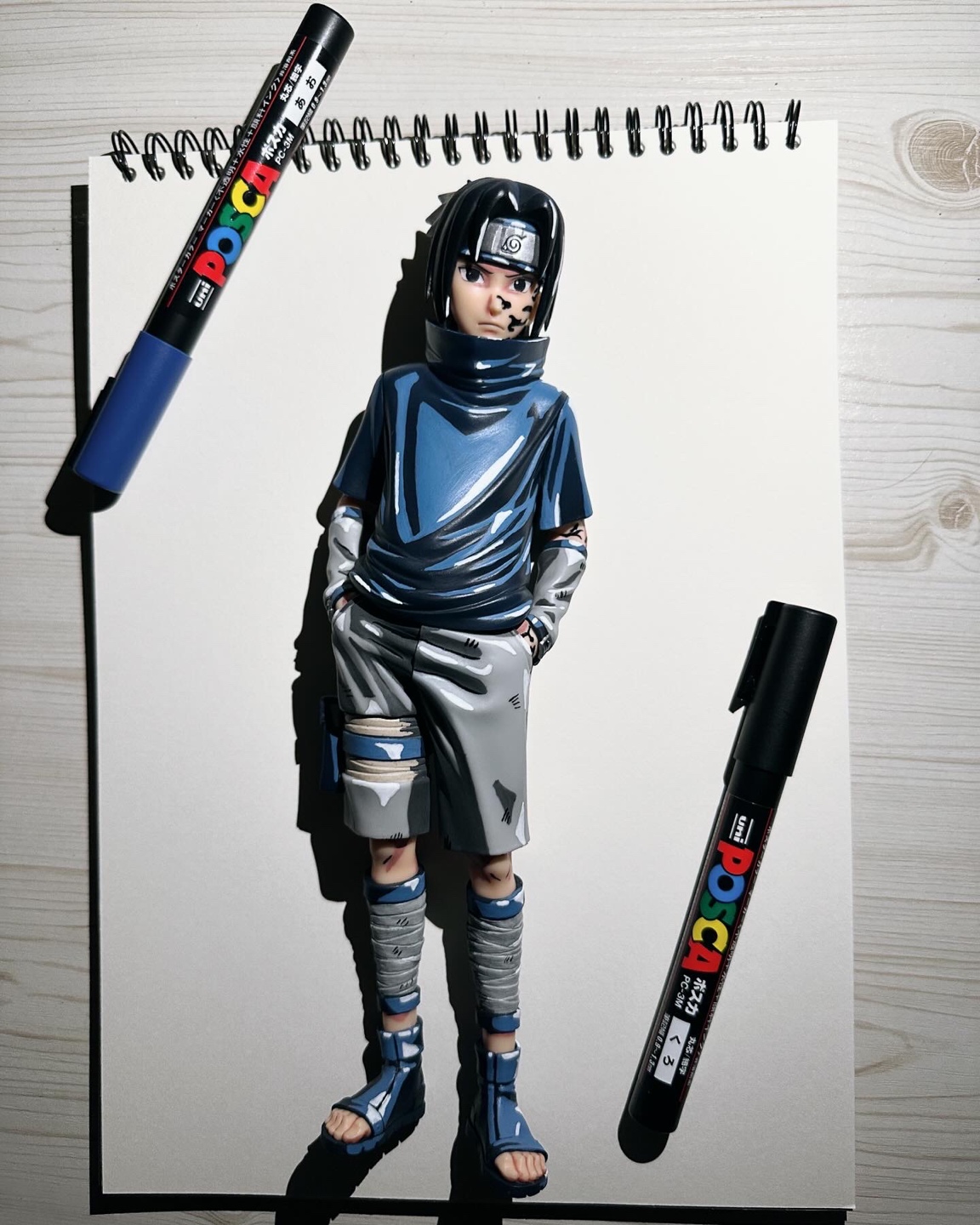 나루토 사스케 2D 리페인팅