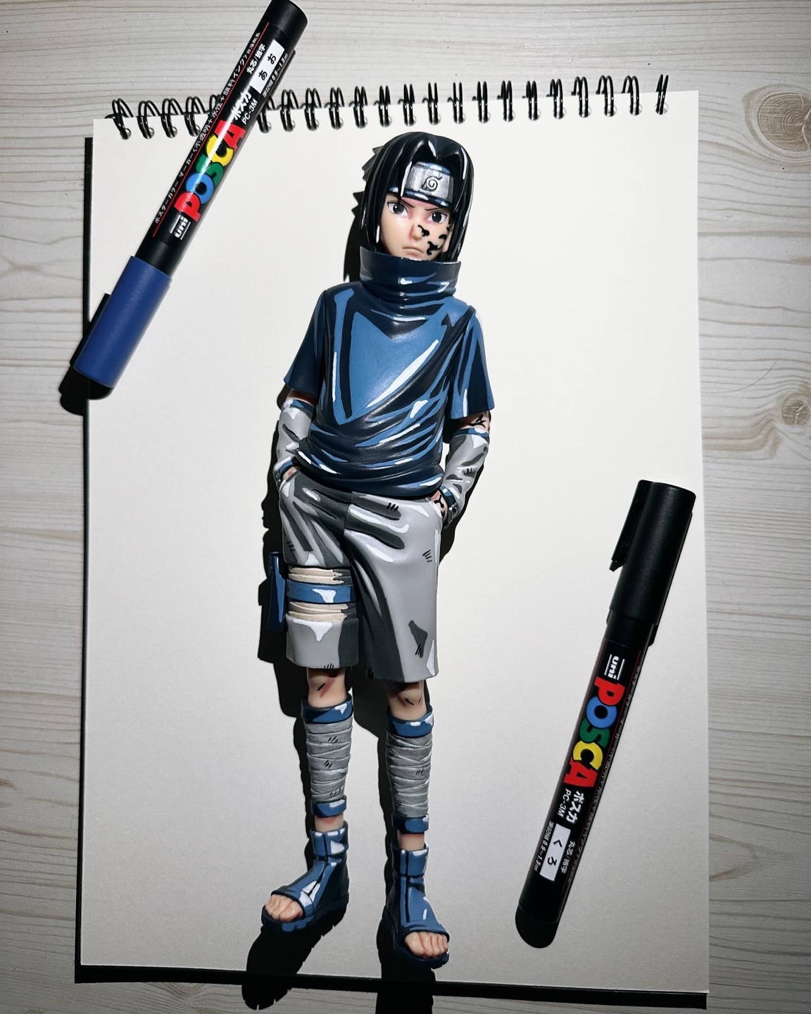 나루토 사스케 2D 리페인팅