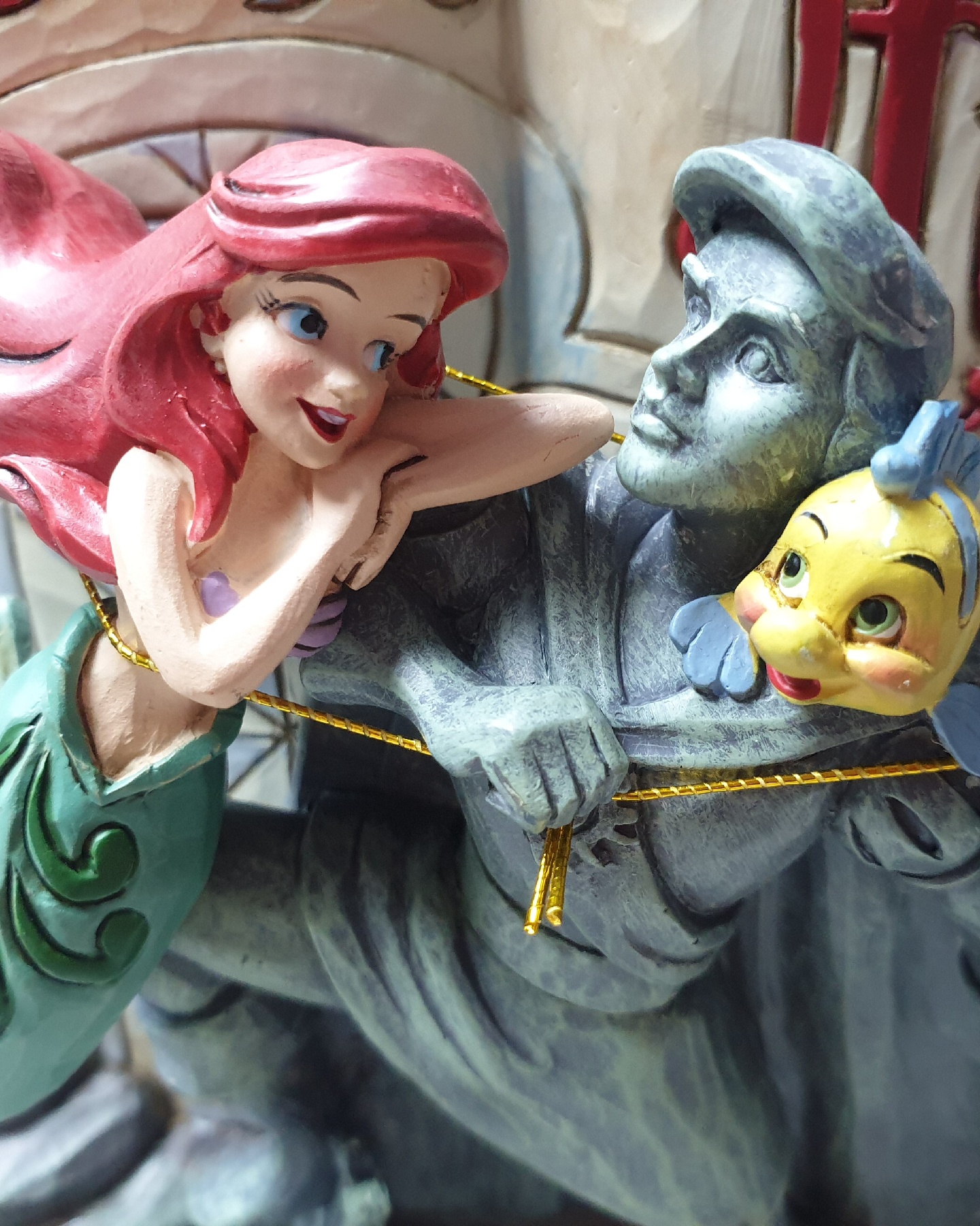 The little mermaid storybook figure (Jim shore)