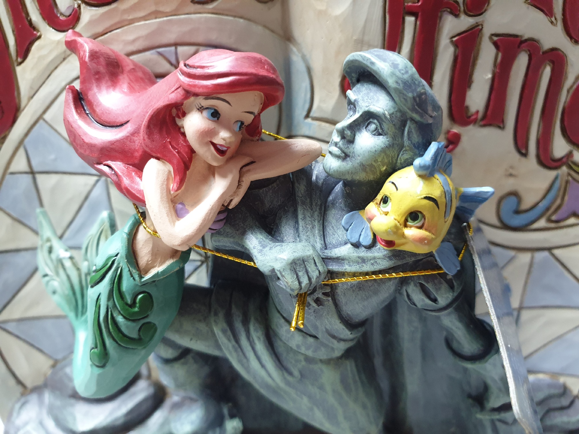 The little mermaid storybook figure (Jim shore)