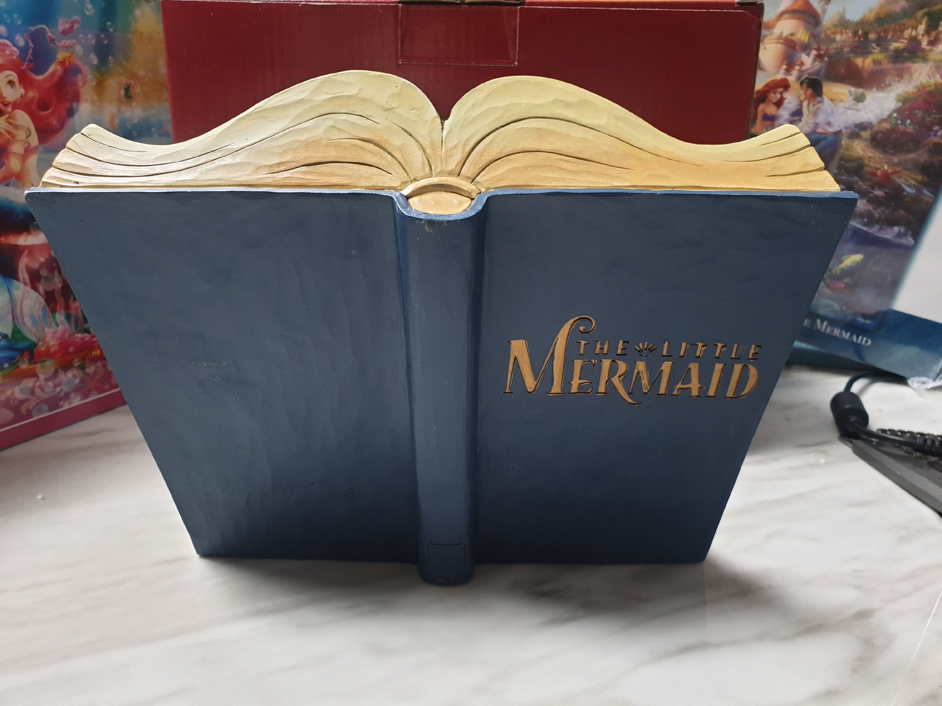 The little mermaid storybook figure (Jim shore)