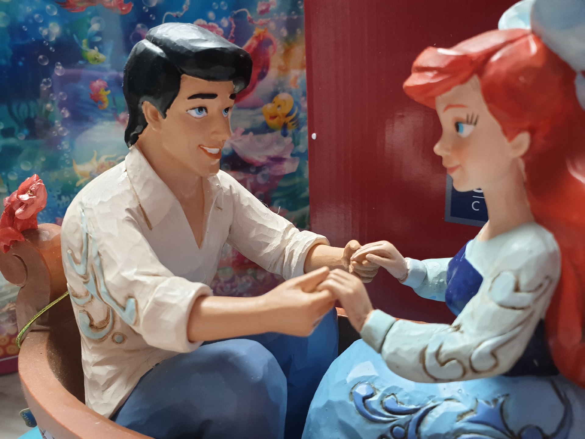 Ariel and Eric-Kiss the girl (Jim shore enesco)