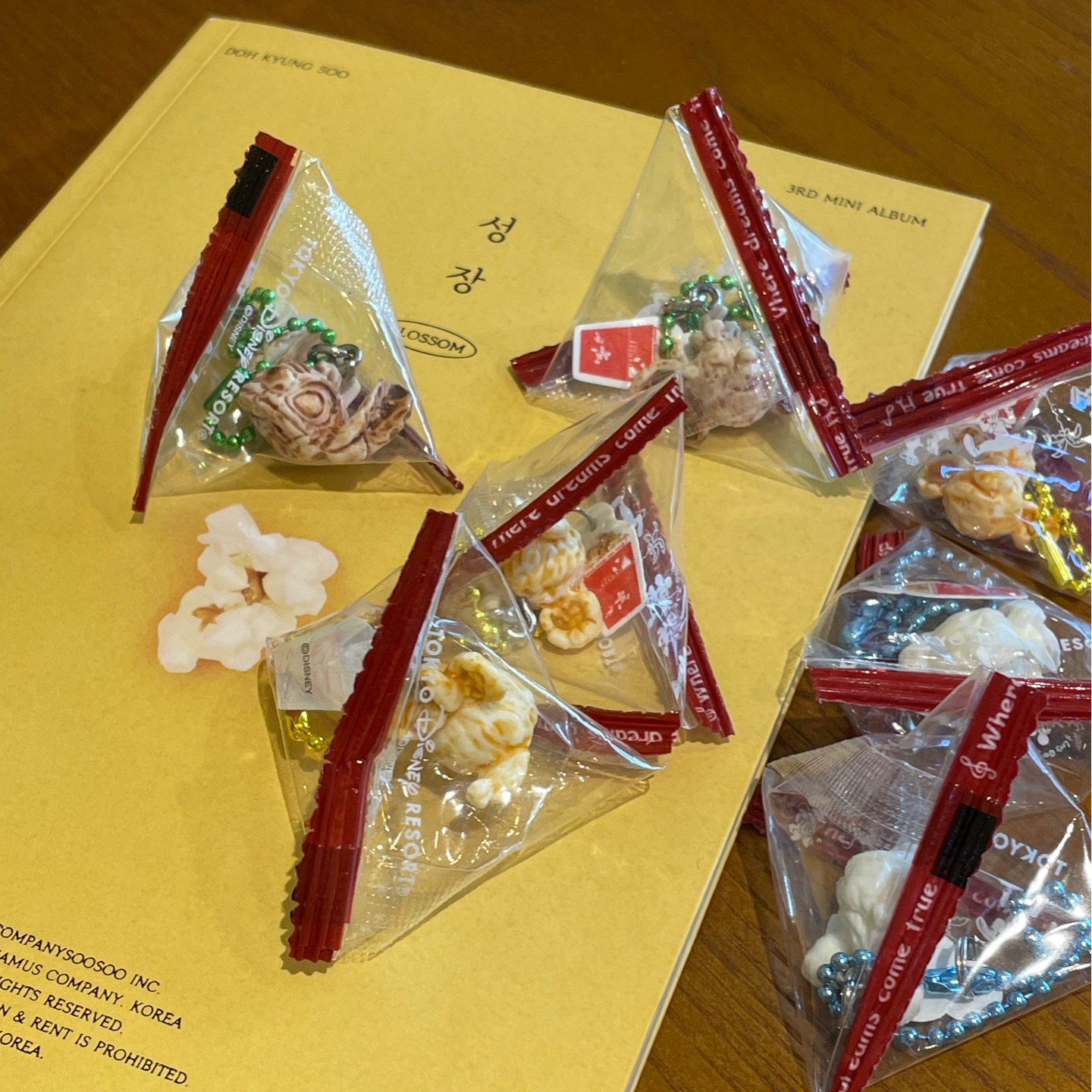 디즈니 🍿팝콘 키링