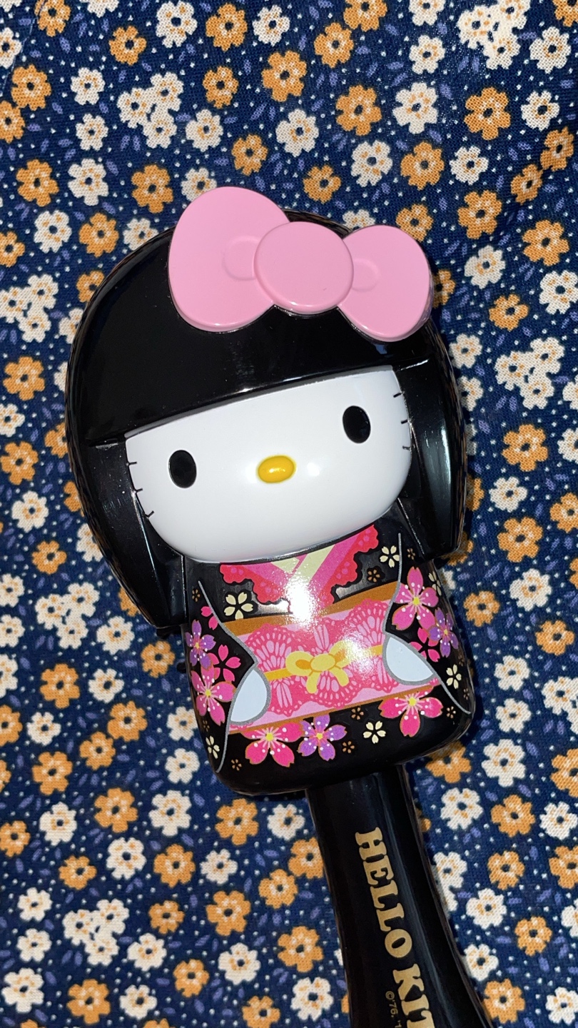 기모노 키티 머리빗 🍥👘🎀