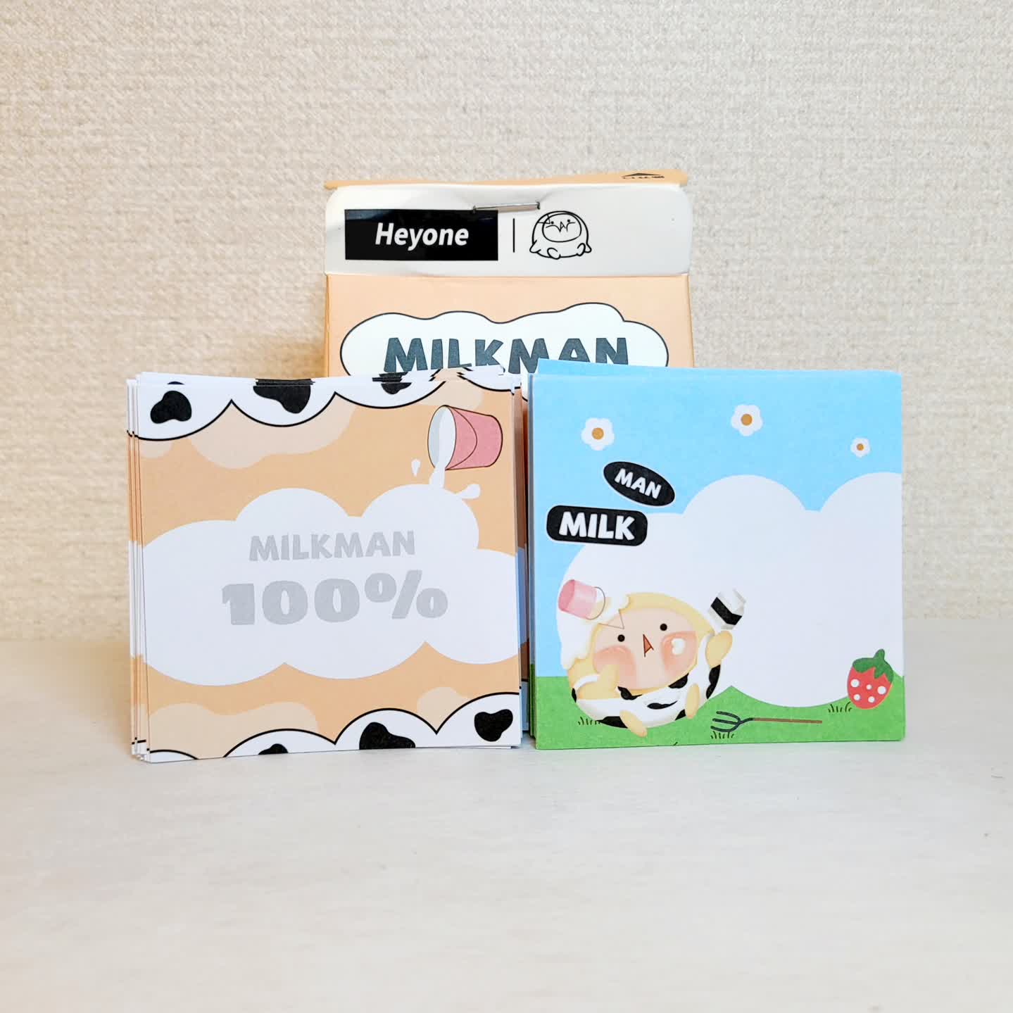 🐄해이원 퇀퇀 밀크맨 메모지 세트🥛