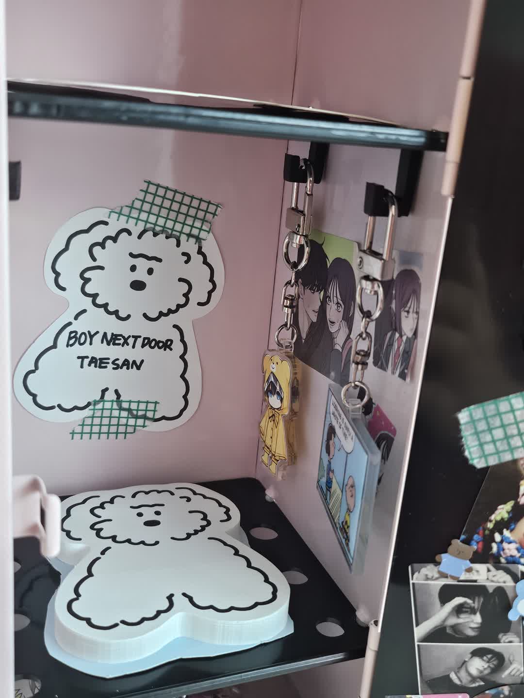 굿즈를 깔끔하게 정돈했다💗