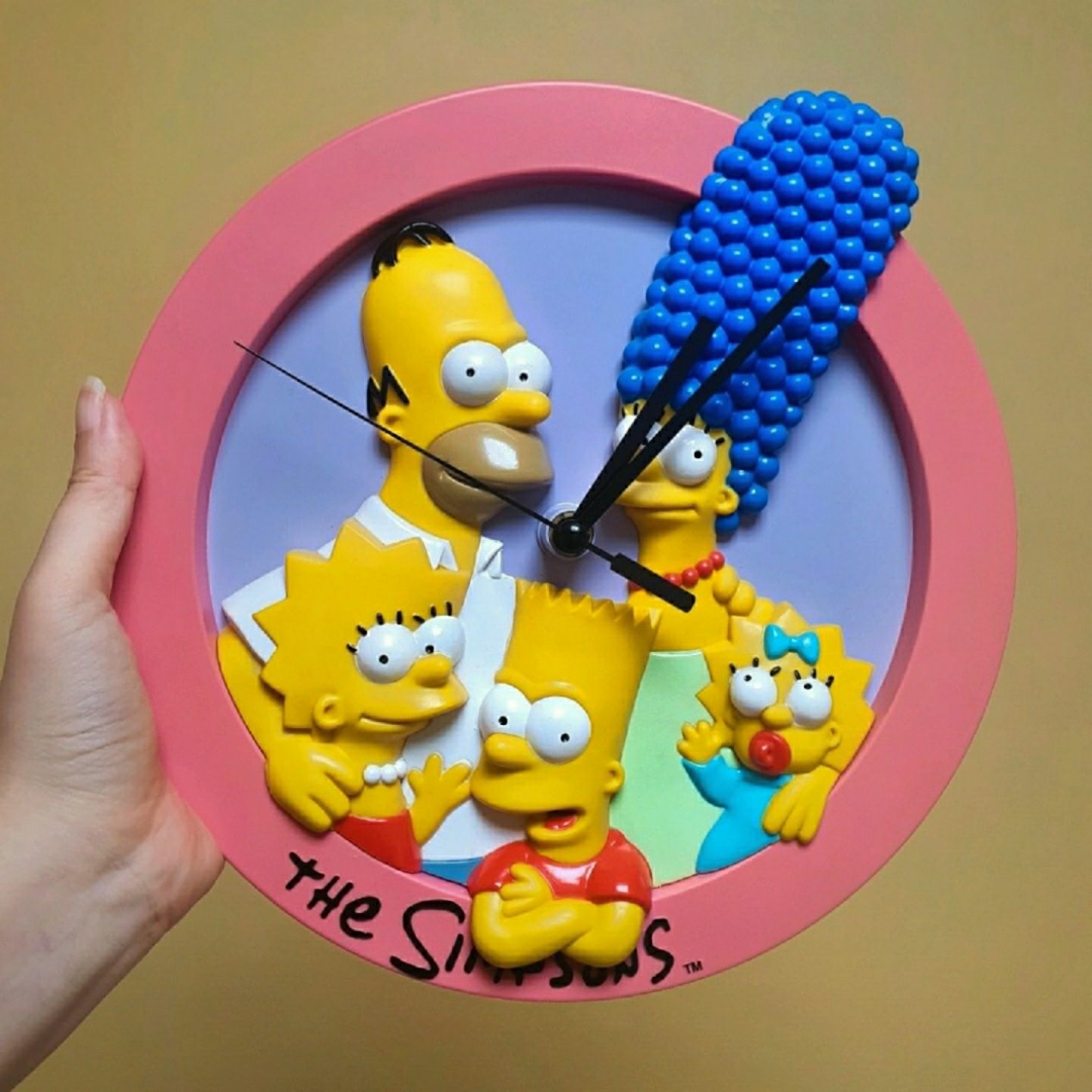 심슨가족 3D 벽시계