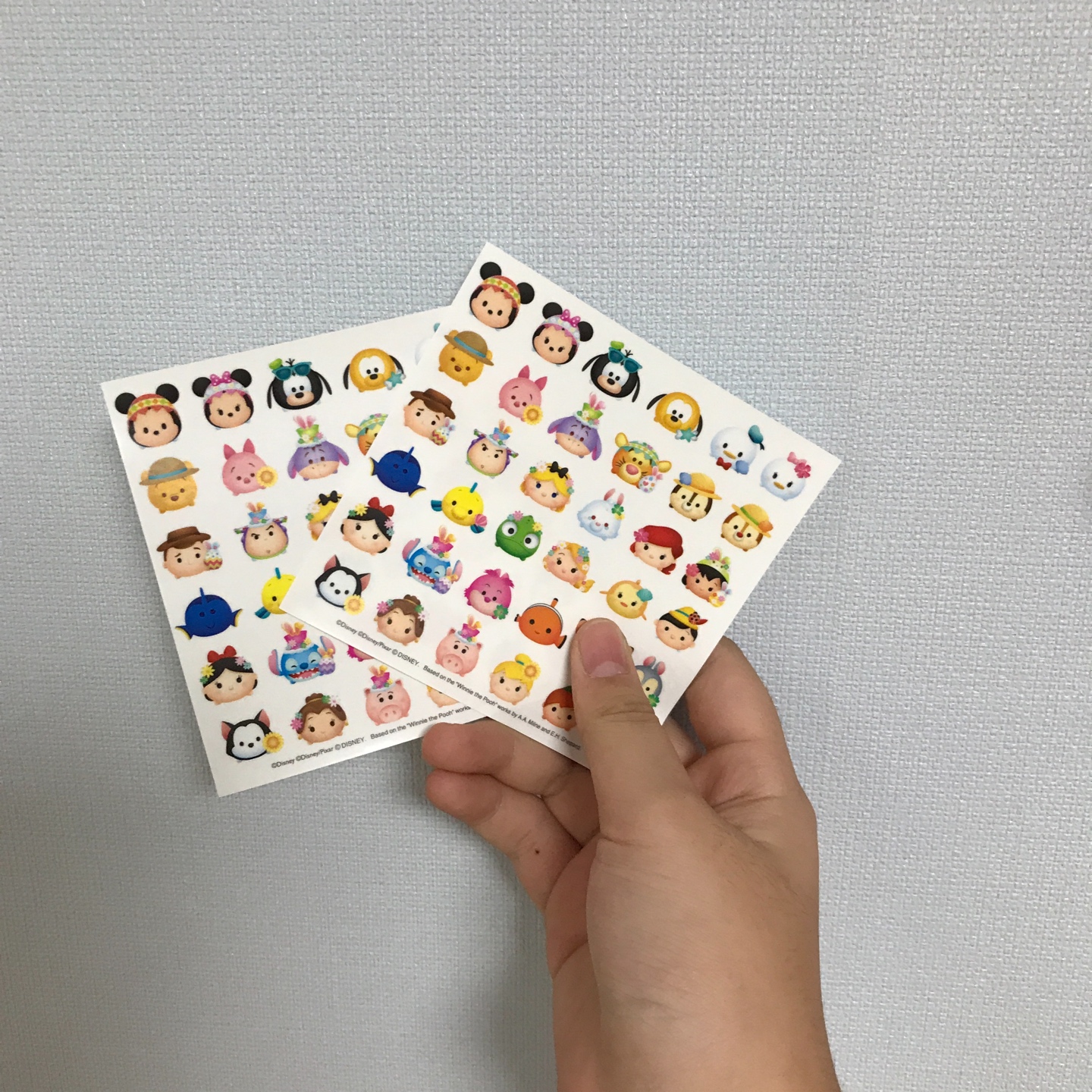 디즈니 가챠가 왔어용 너무 귀엽당