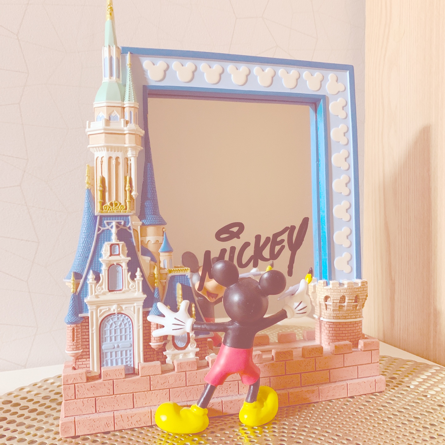 Mickey with disney castle