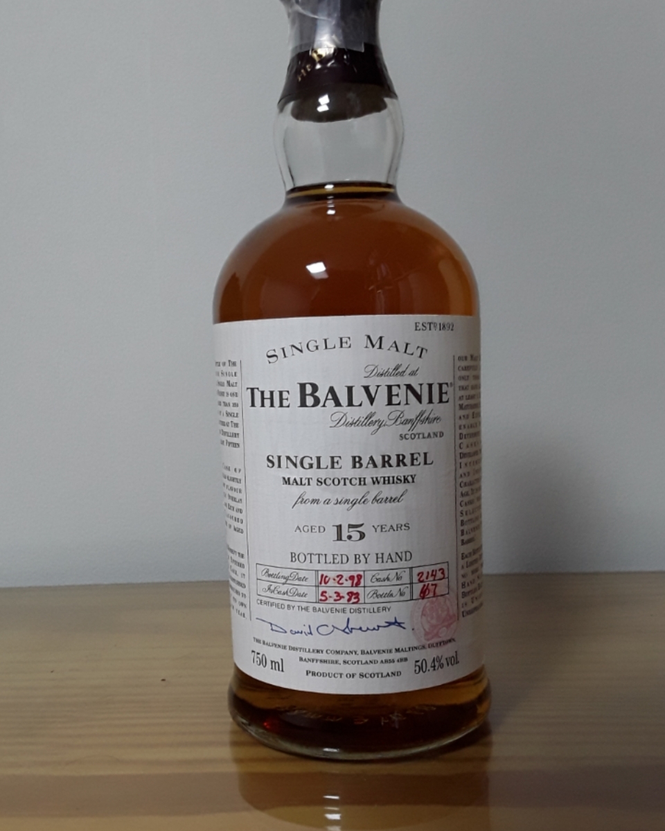 Balvenie 15 years single barrel bourbon cask