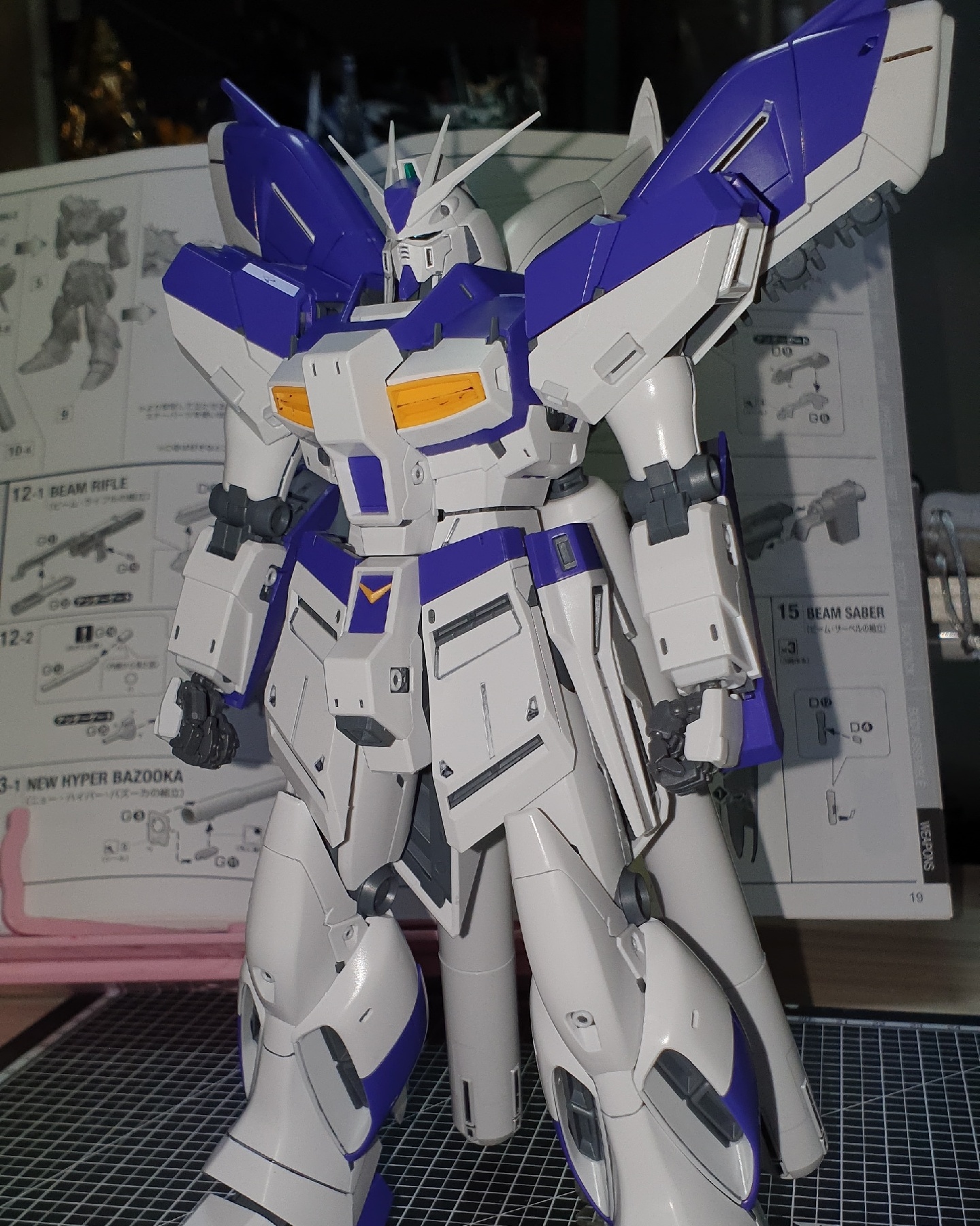 MG 하이뉴건담 ver.ka 조립중