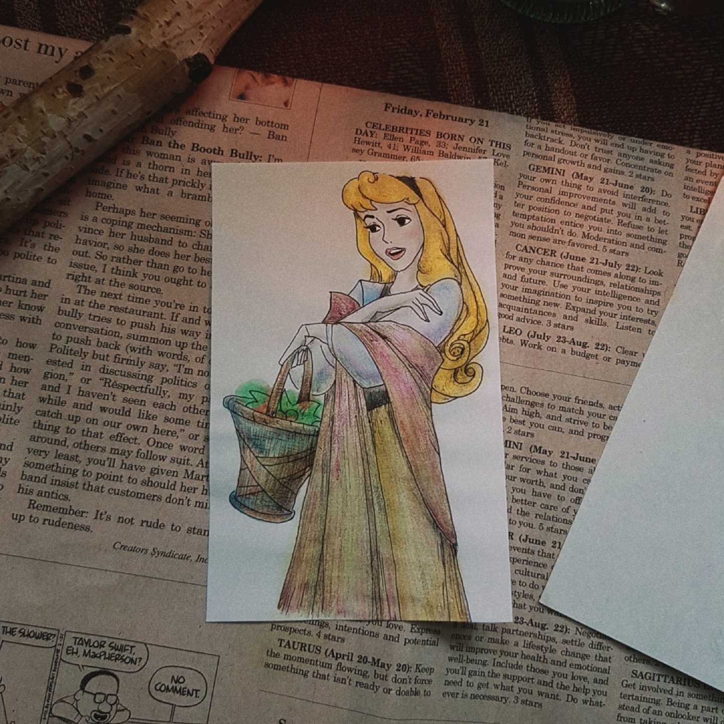 손그림 💛 Sleeping Beauty 오로라