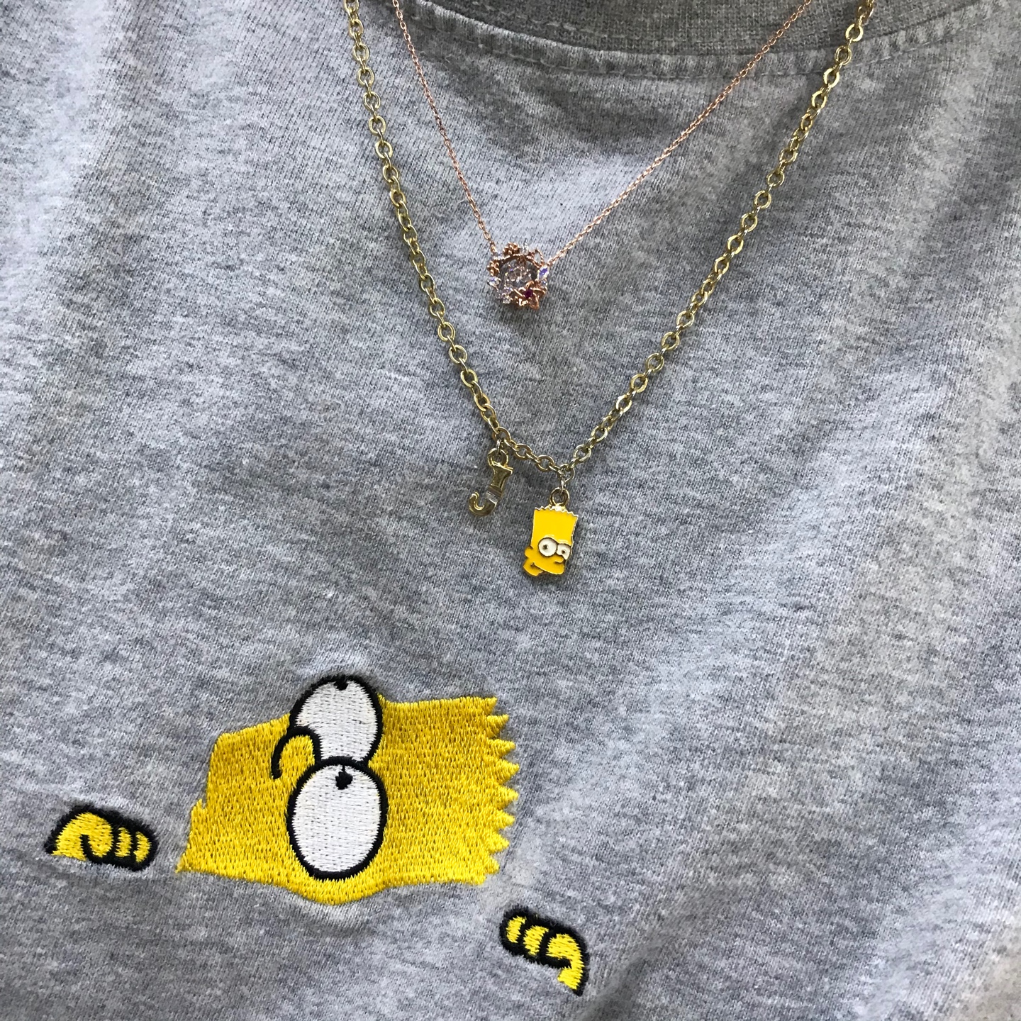바트 심슨 목걸이