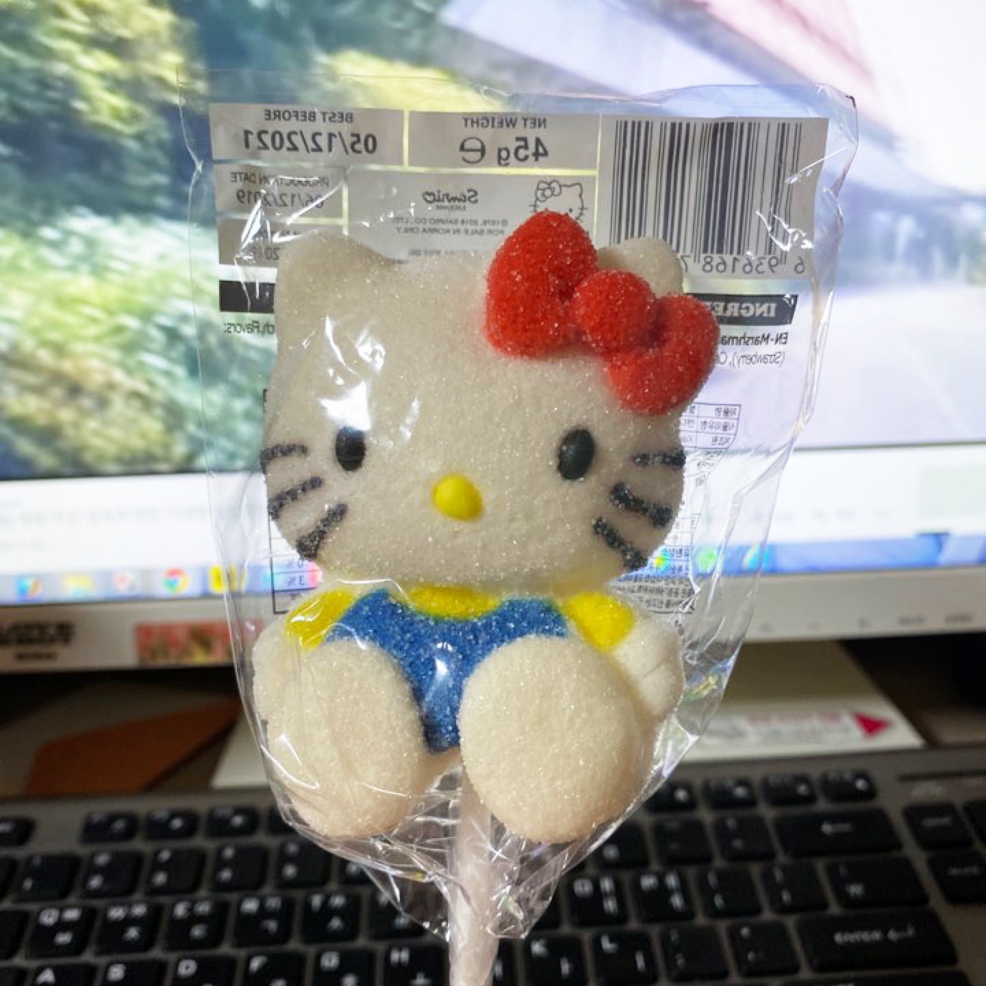 헬로키티 마시멜로우 롤리팝🍭✨