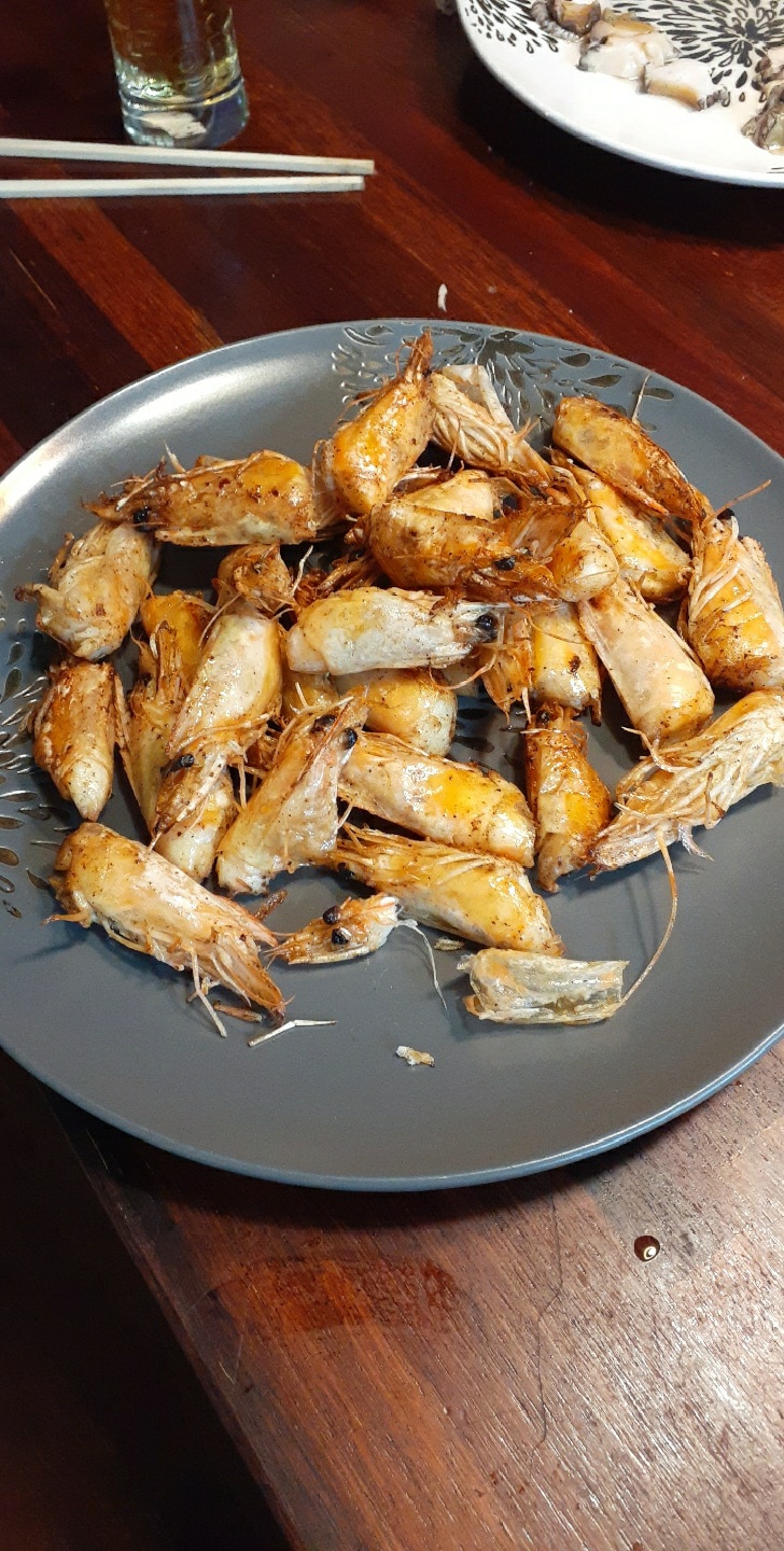 왕새우 먹방 🍤