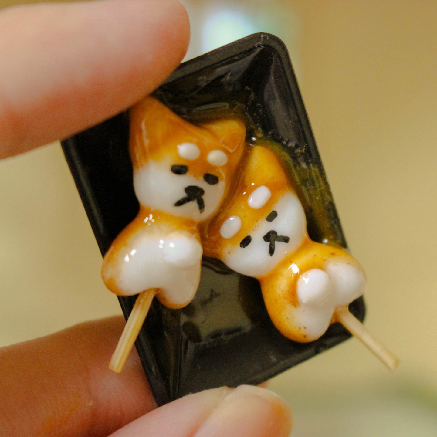 직접만든 시바당고 미니어쳐 리멘트🍡