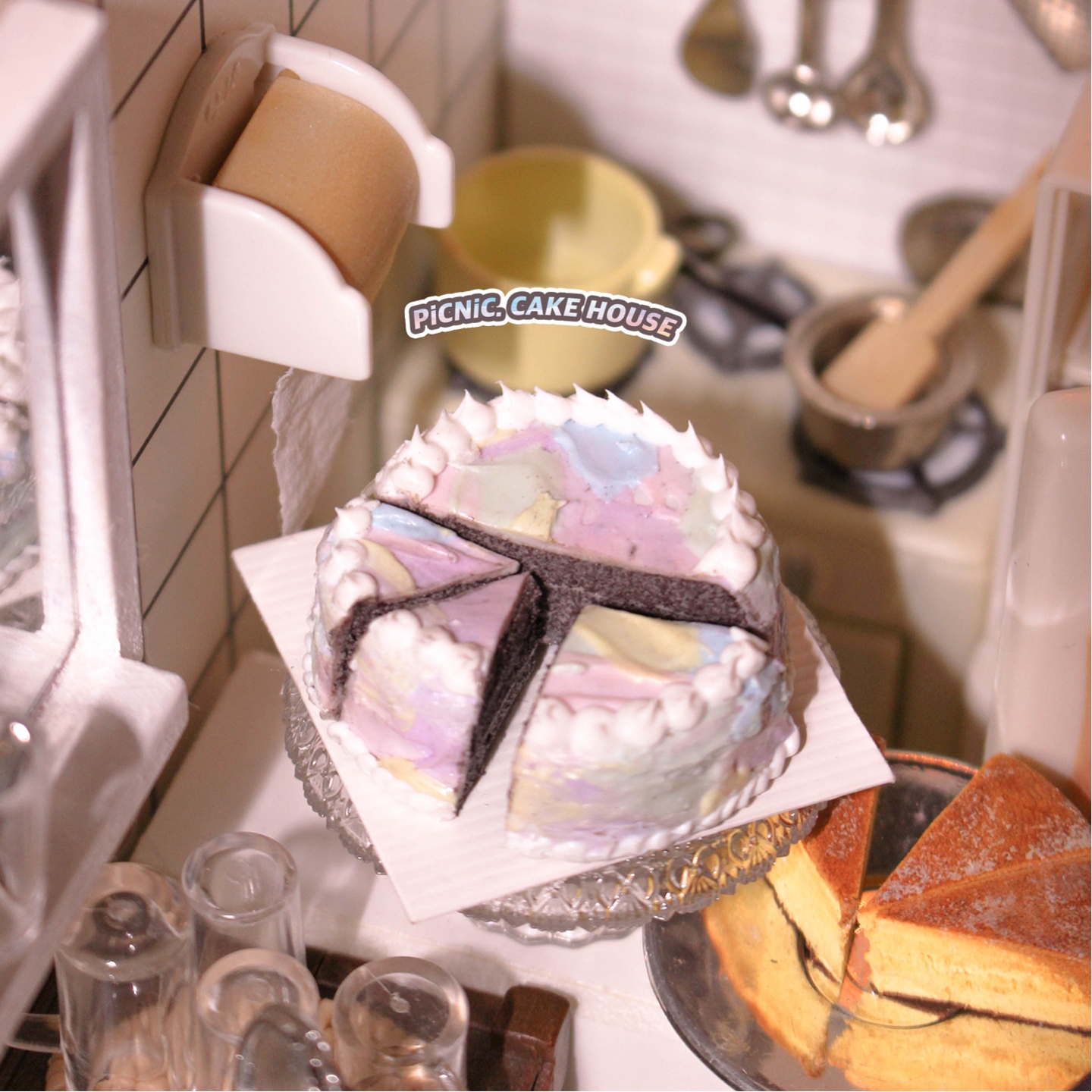 직접만든 미니어쳐 케이크
