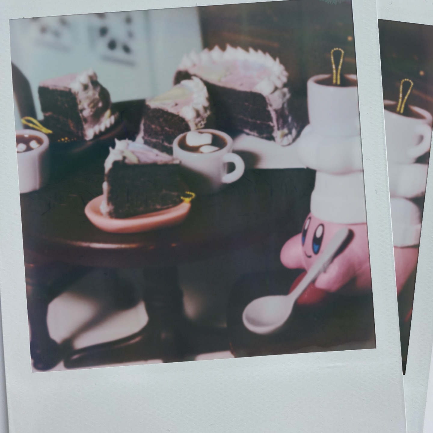 요리사커비의 케이크🎂🍰와 핫초코☕️🍫