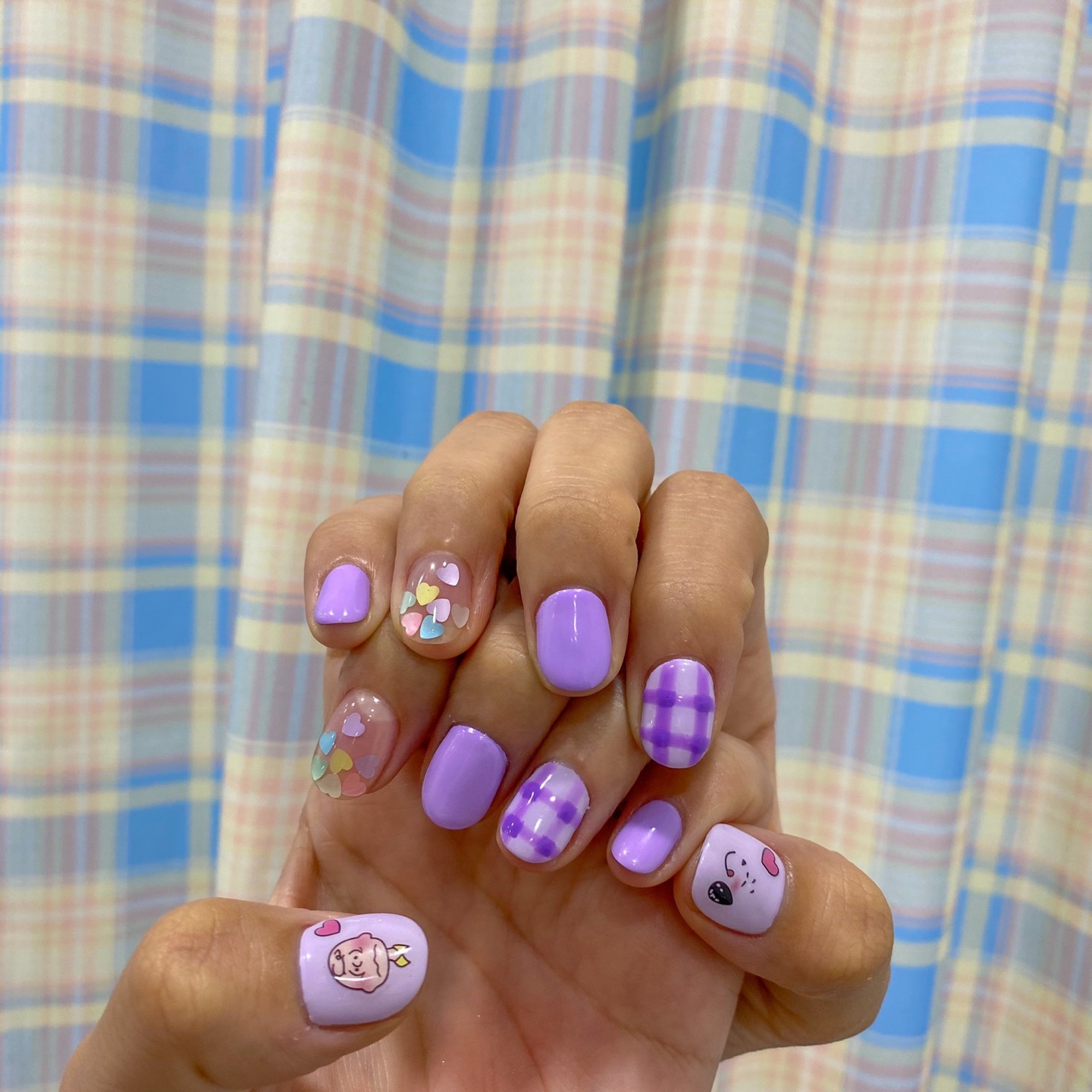 스누피 네일 ღ 
