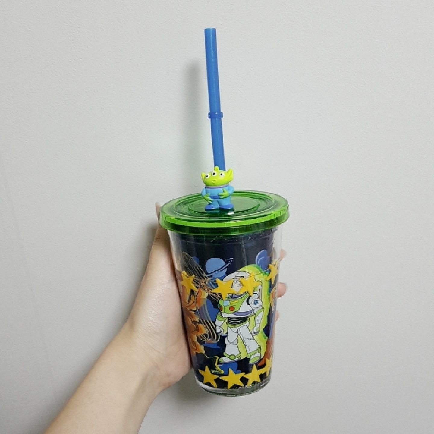 토이스토리 빨대 텀블러💚