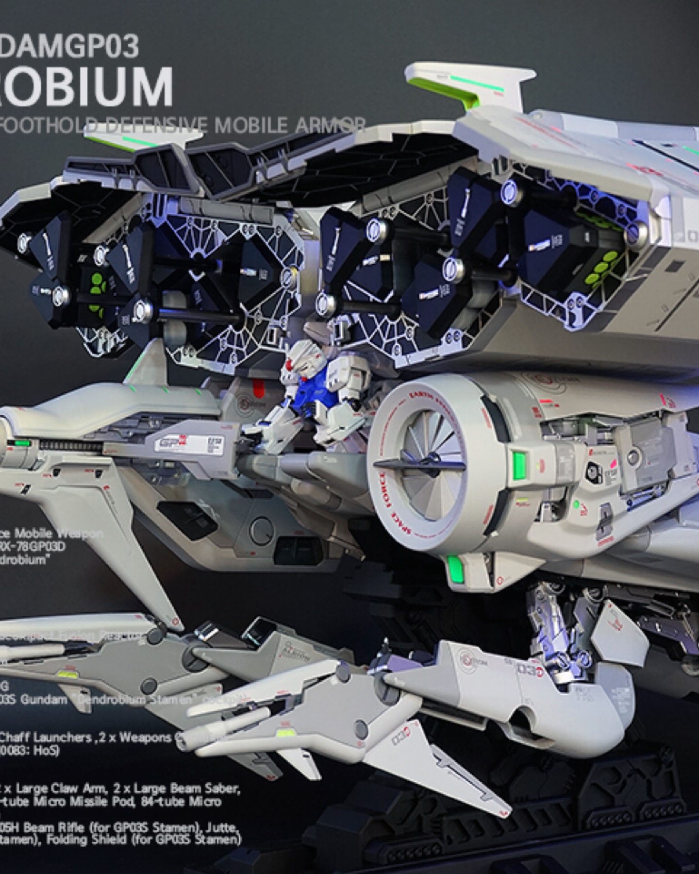 HGUC 덴드로비움 led 개조